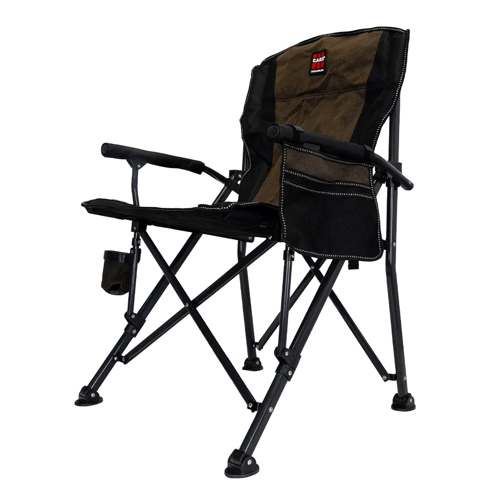 CAOS Folding Camp Chair - Brown & Black - Image 17