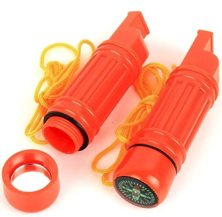CAOS Survival 5-in-1 Whistle (Orange) - Image 3