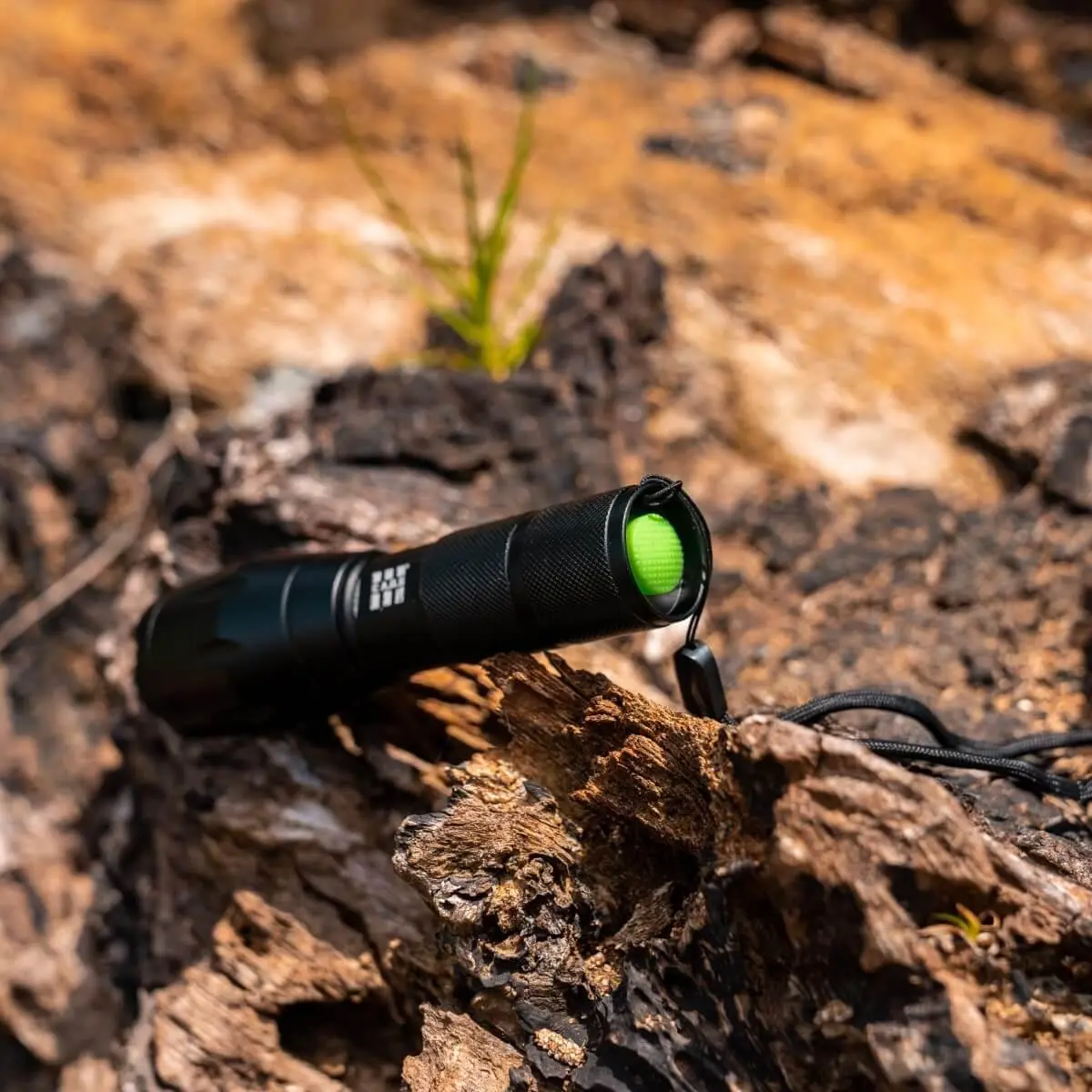 CAOS TACTICAL LED Torch with Nylon Belt Pouch (Black) - Image 4