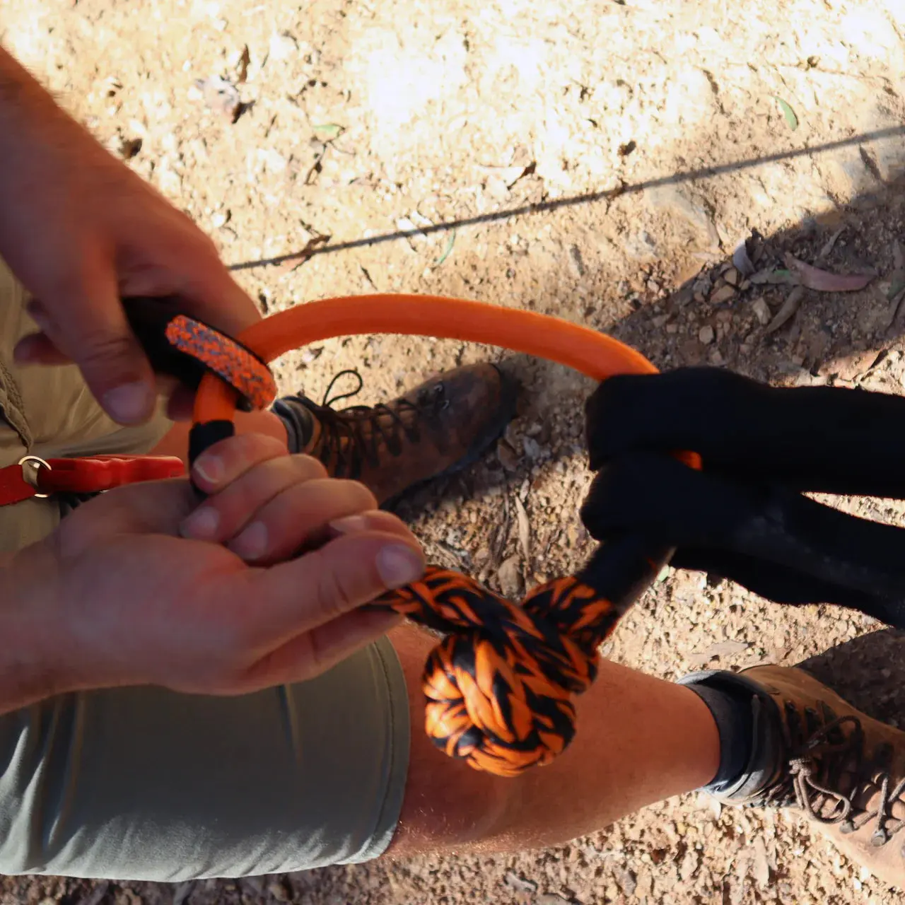 Carbon Monkey Fist 15T Synthetic Soft Shackle - Orange - Image 11