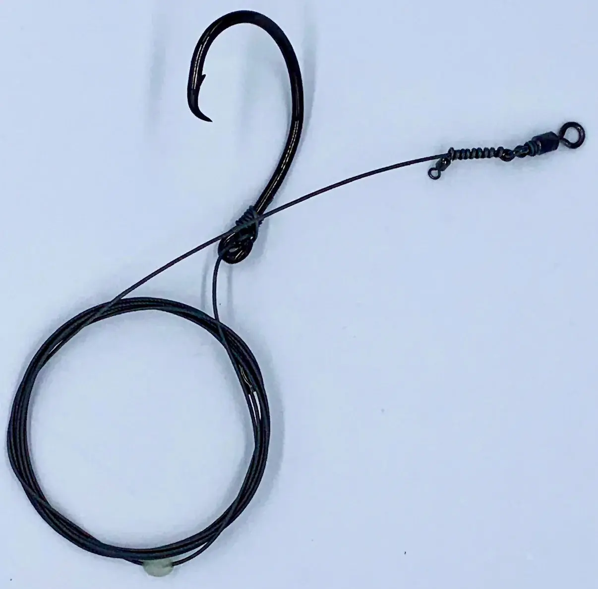 KFA pro-tied drone trace - 200lb carbon coated with 12/0 circle hook - Image 3