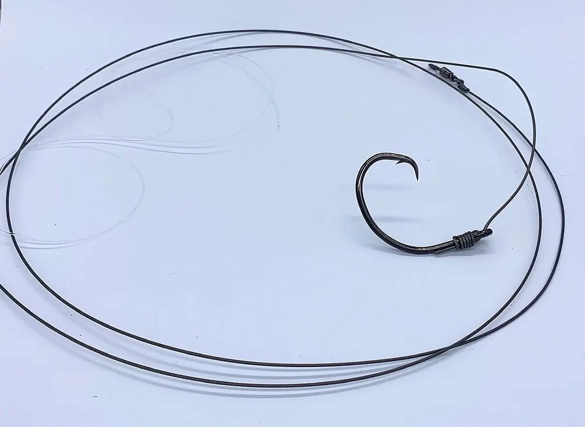 KFA pro-tied drone trace - 250lb carbon coated wire - Image 3