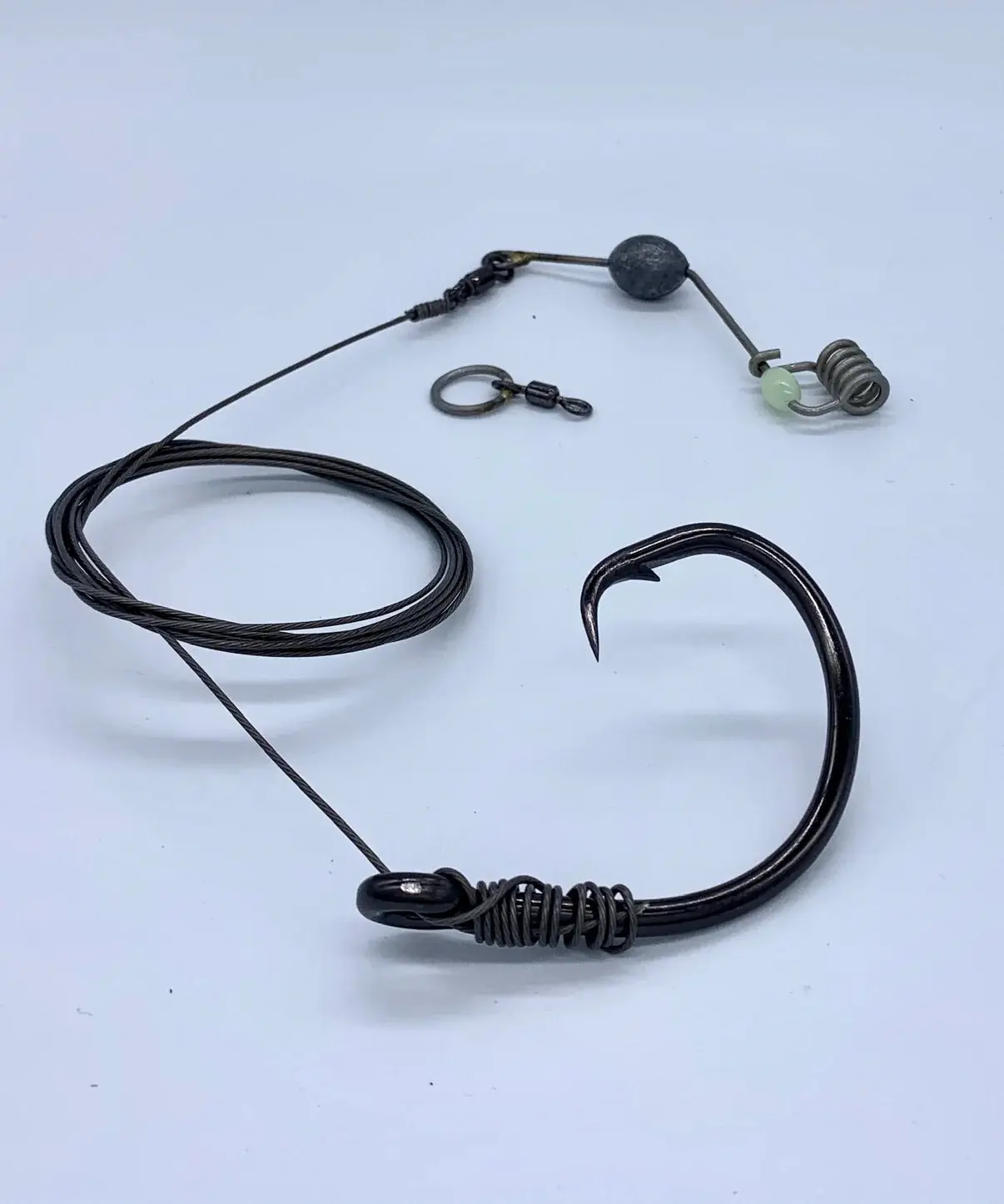 KFA pro-tied sliding drone trace - 250lb sliding trace with 14/0 circle hook - Image 3