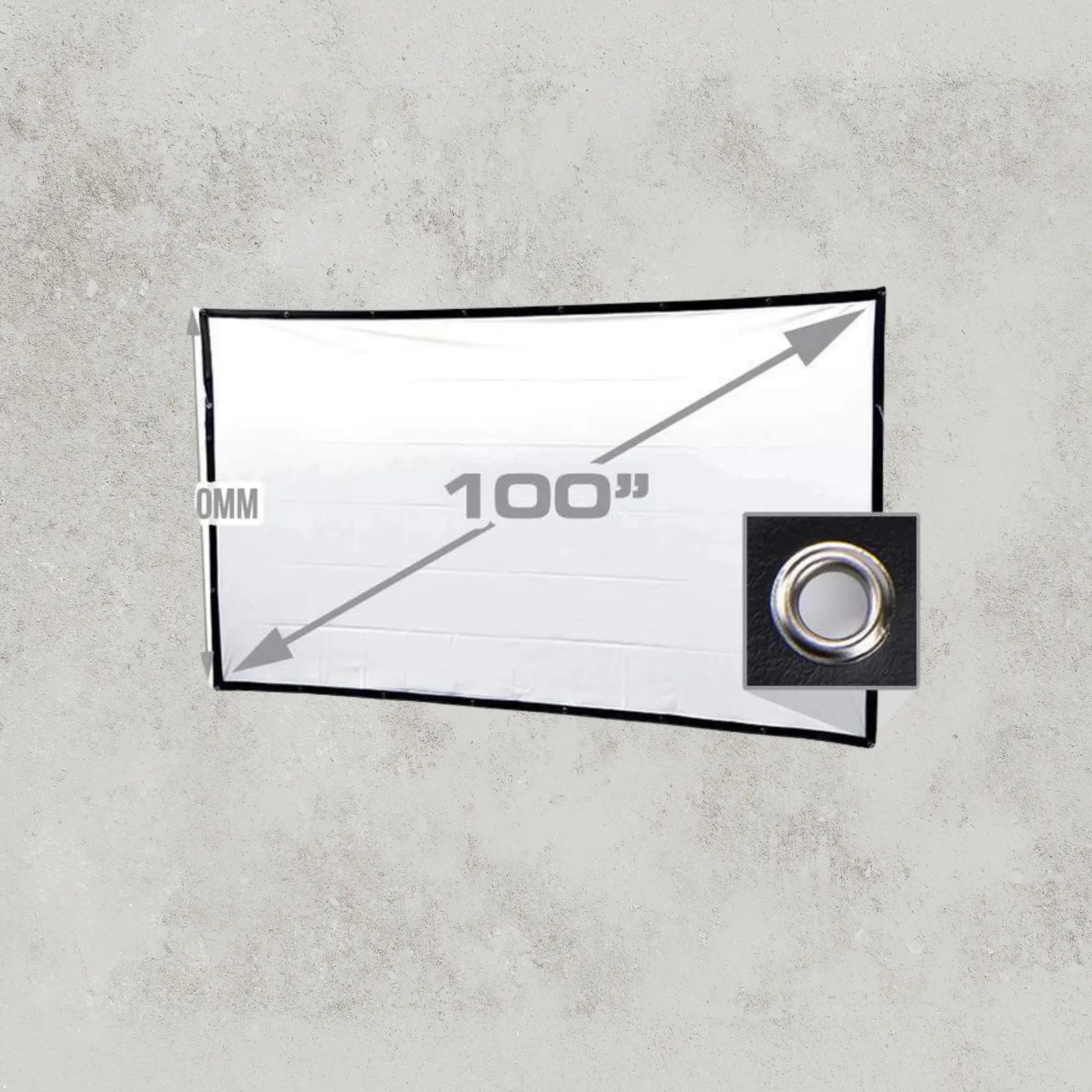 KickAss Projector & 100" Eyelet Screen Cinema Package - Image 6