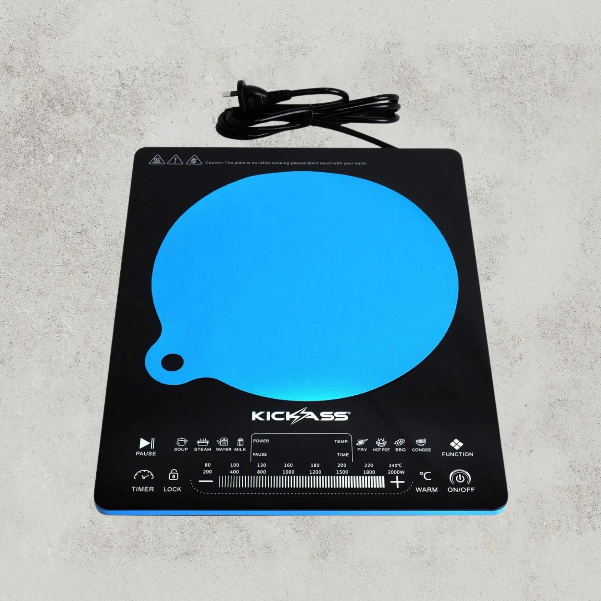 KickAss QuickFire Portable Induction Cooktop - Image 7