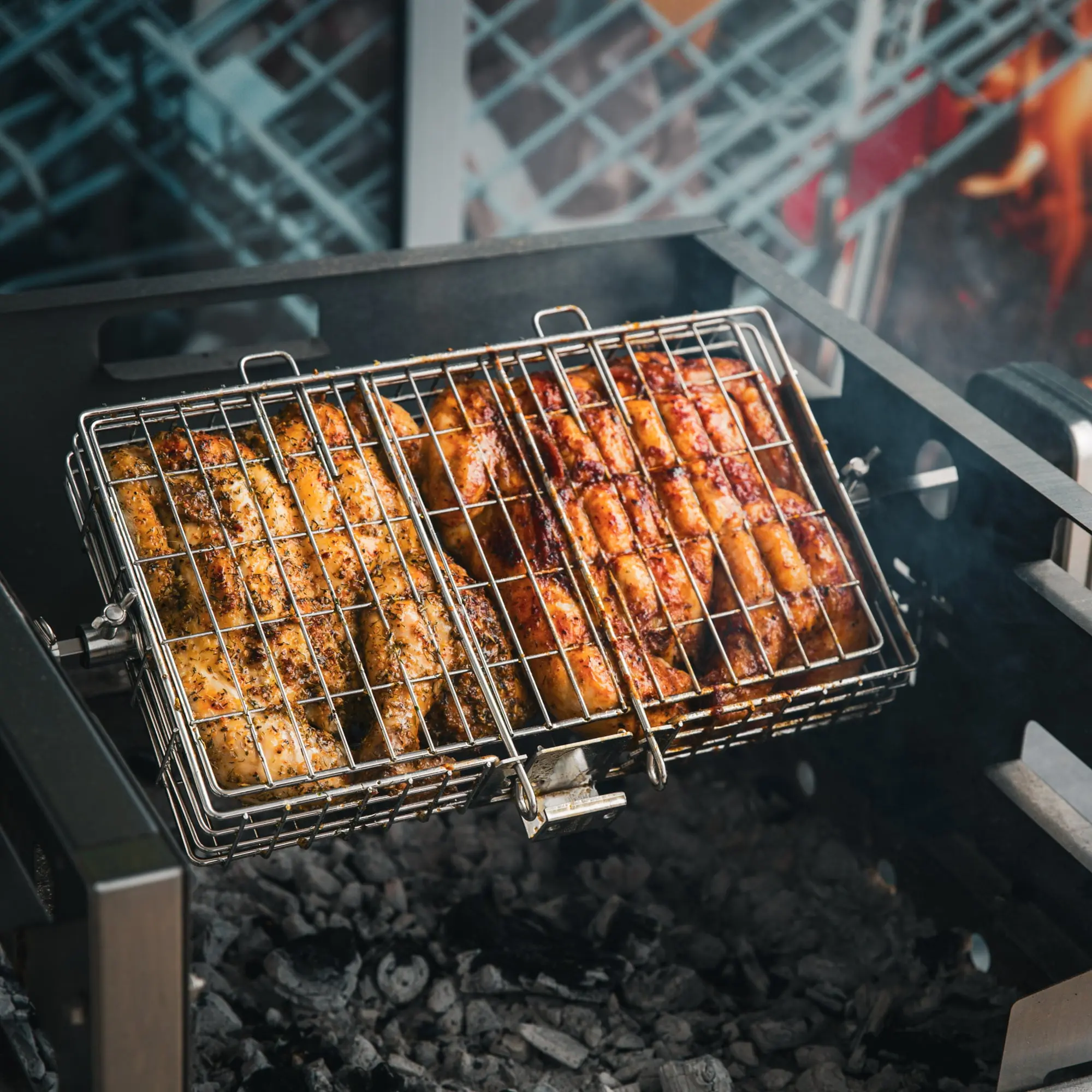 Oz Braai Spin Basket - Image 3