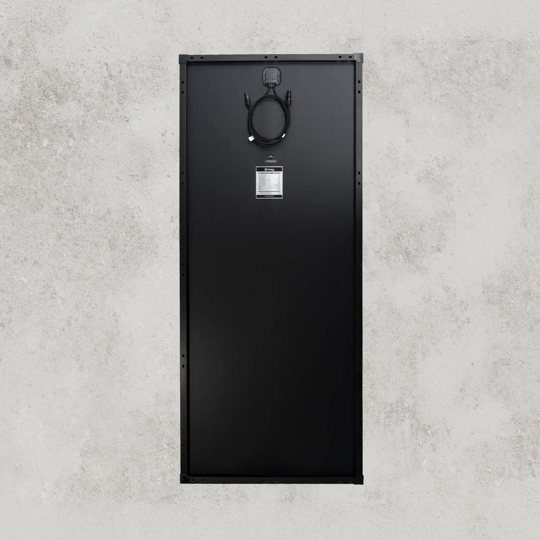 200W 12V Black Glass Solar Panel (30mm Frame) - Image 2