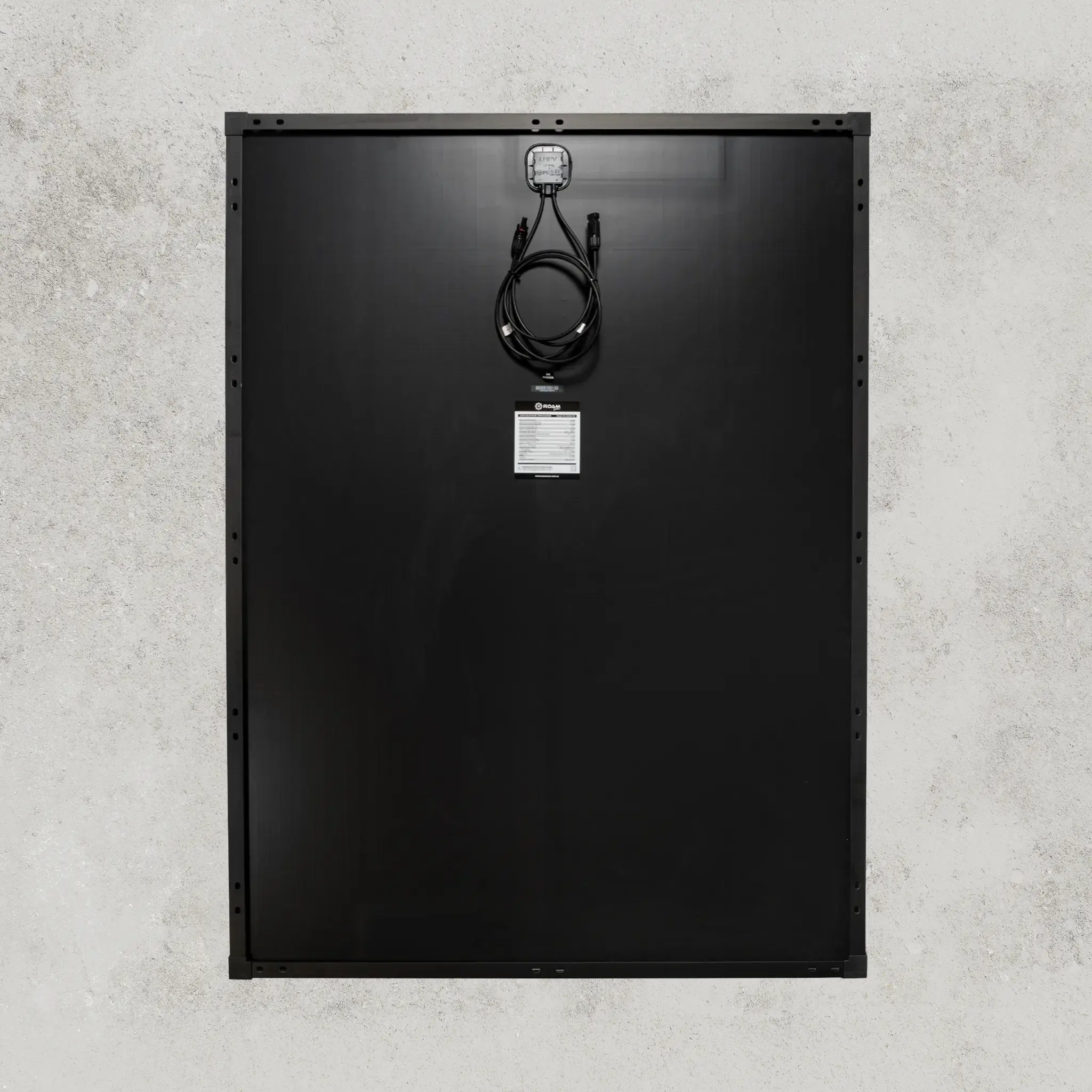 230W 12V Slimline Black Glass Solar Panel (20mm Frame) - Image 2