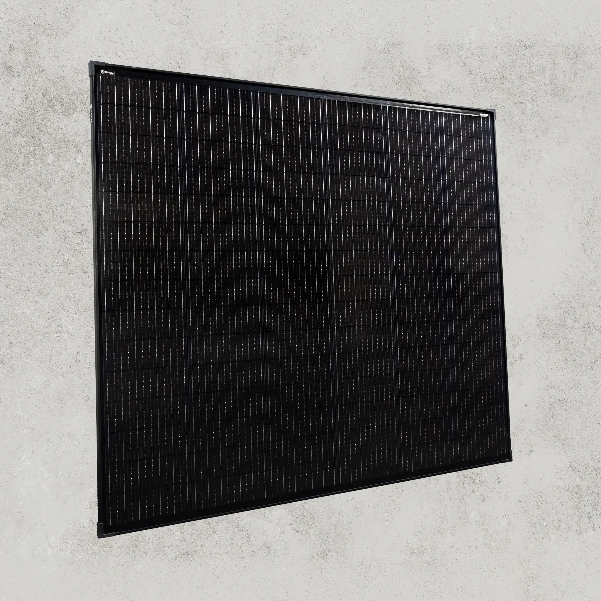 250W 12V Slimline Black Glass Solar Panel (20mm Frame) - Image 3