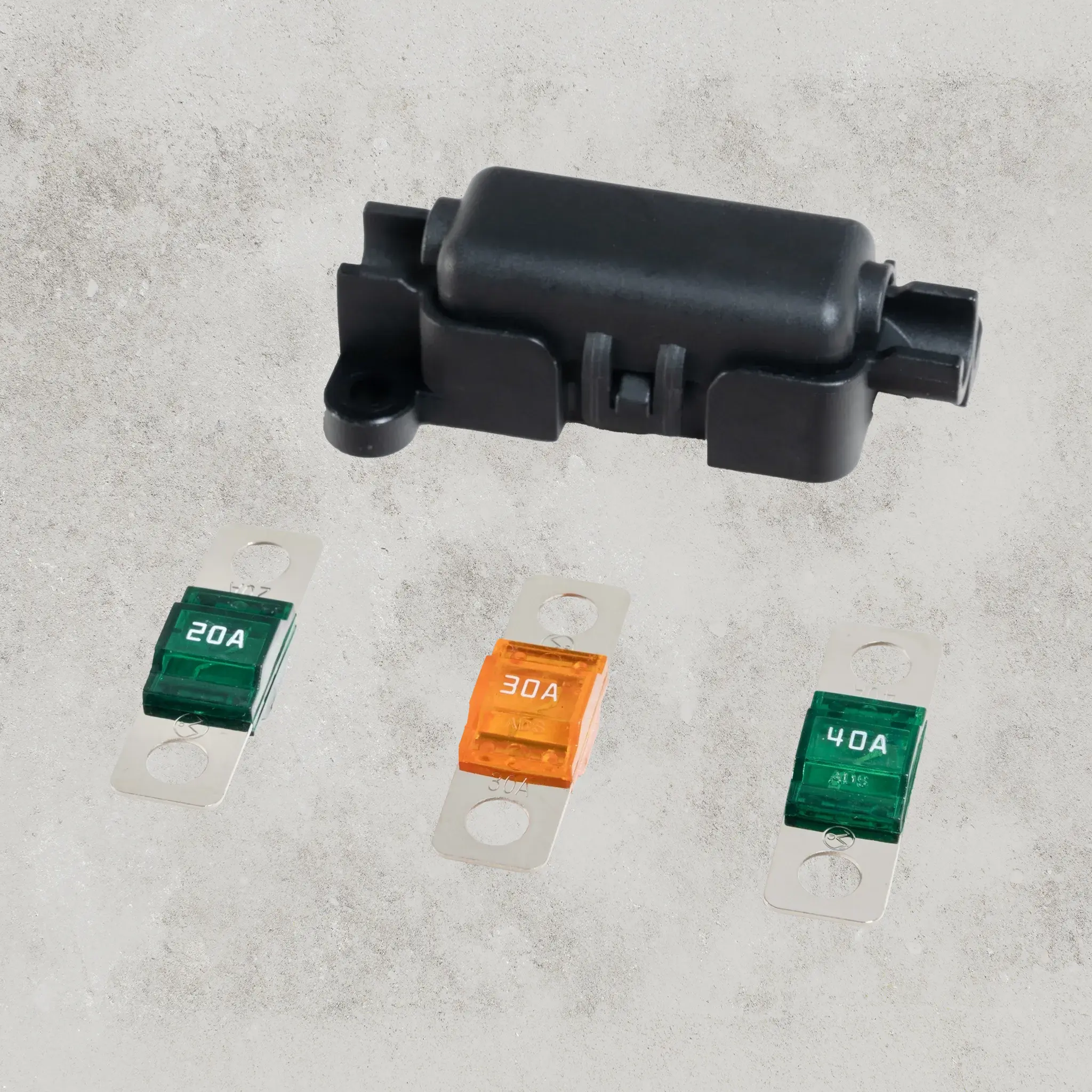 2m Fused Lead with In-line Midi Fuse Holder and 20A, 30A & 40A Midi Fuses - Image 3