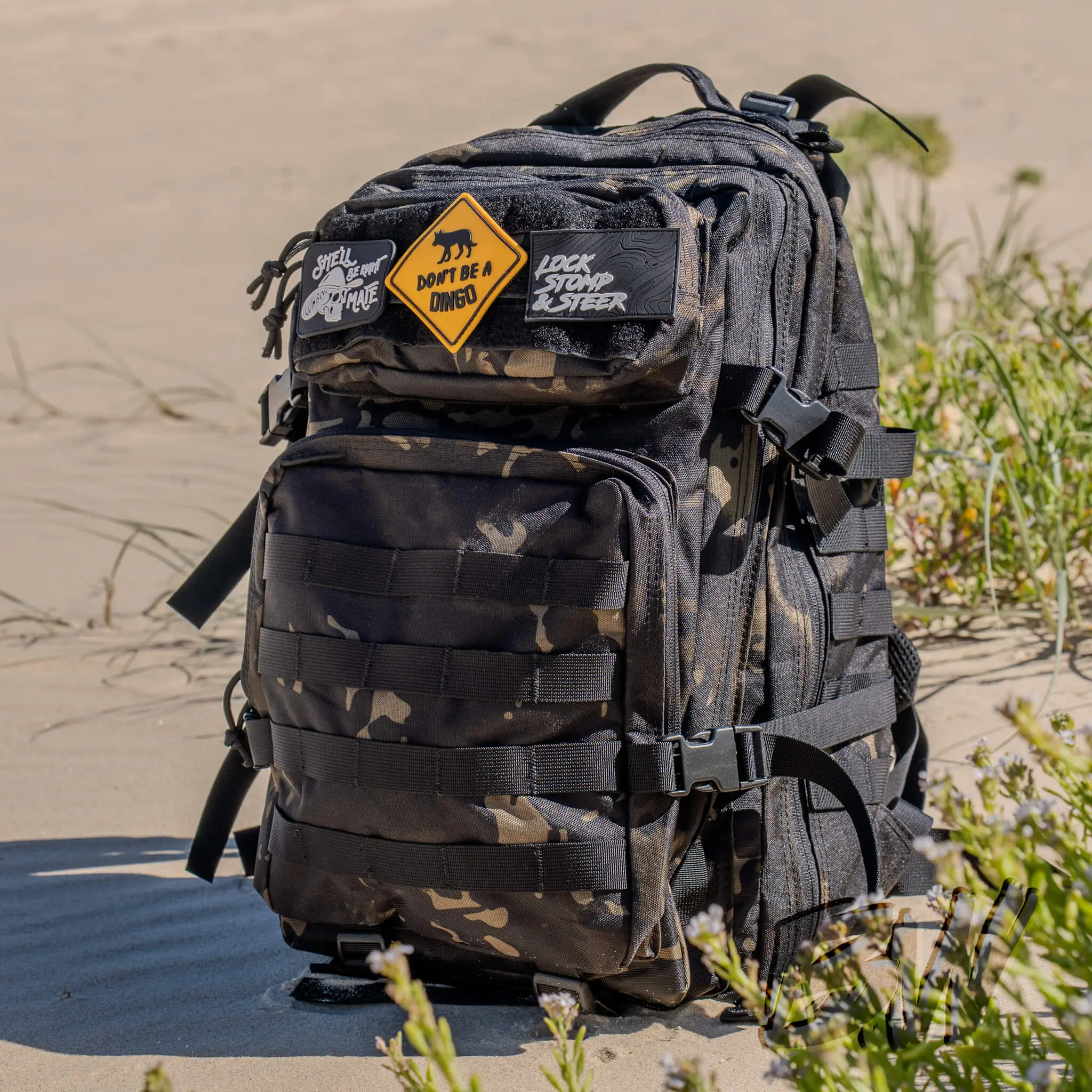 Tactical Backpack with Quick-Attach Patches - Image 3
