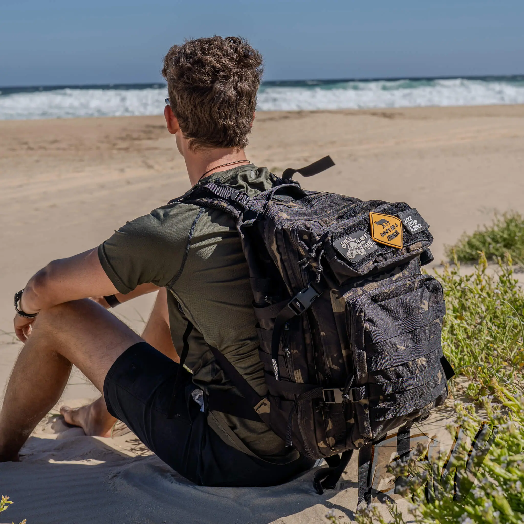 Tactical Backpack with Quick-Attach Patches - Image 5