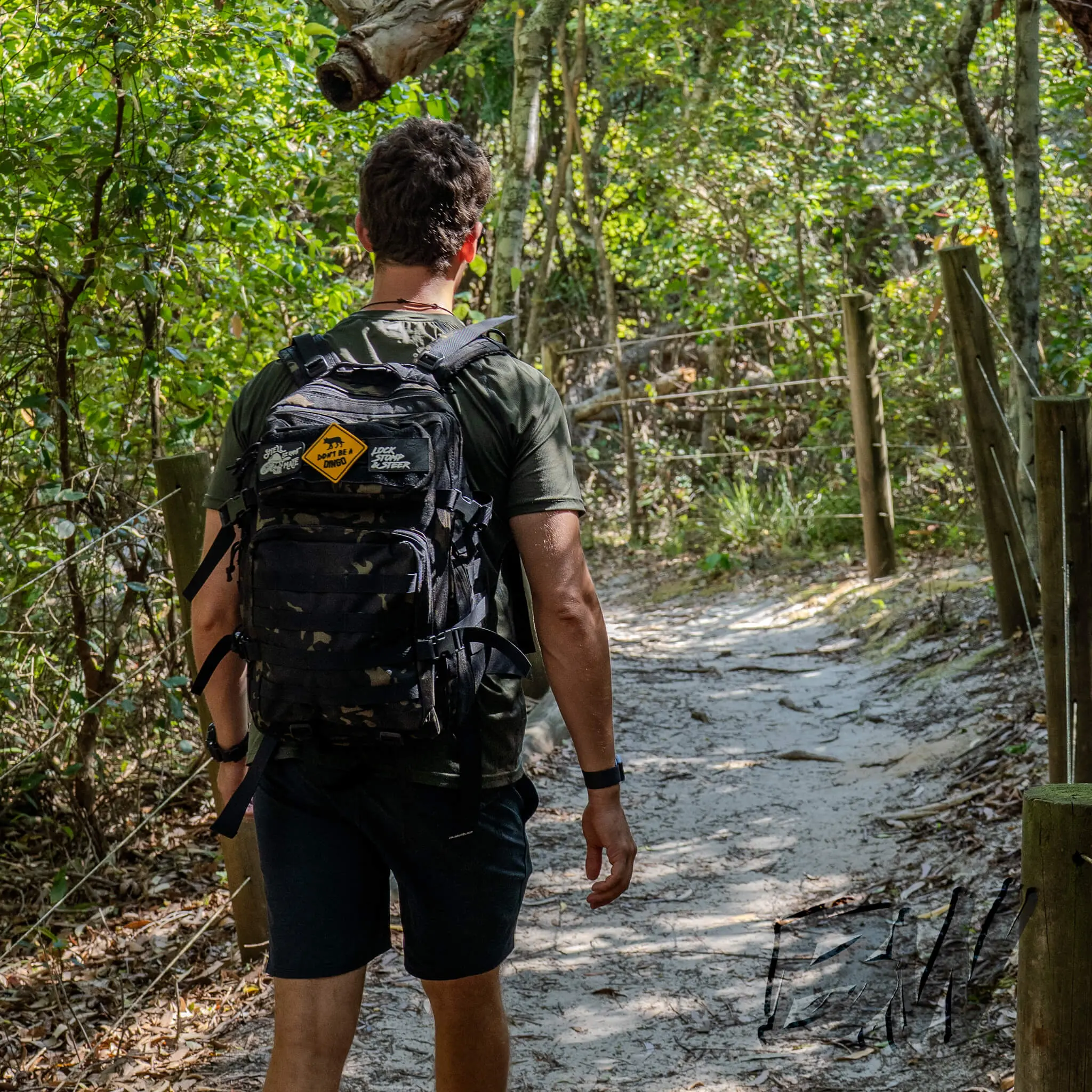 Tactical Backpack with Quick-Attach Patches - Image 9