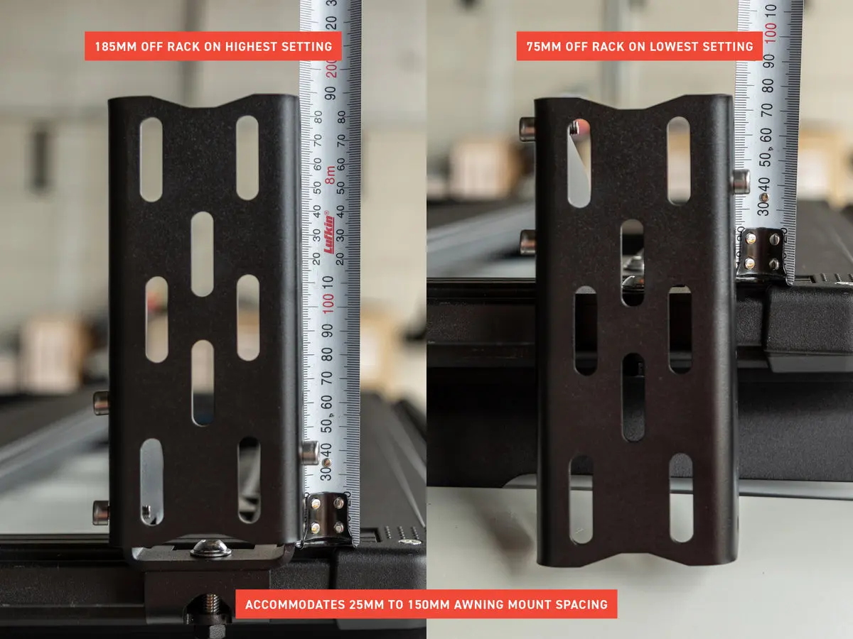 Universal 270 Degree Awning Bracket Set to suit ARB BASE Rack - Image 9