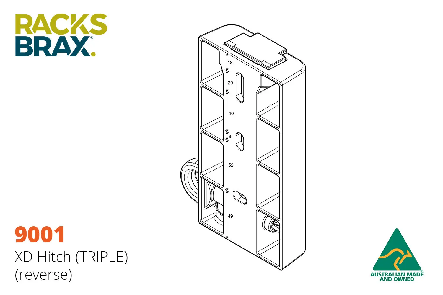 RACKSBRAX XD HITCH includes XD MULTI-AWN ADAPTOR - Image 16